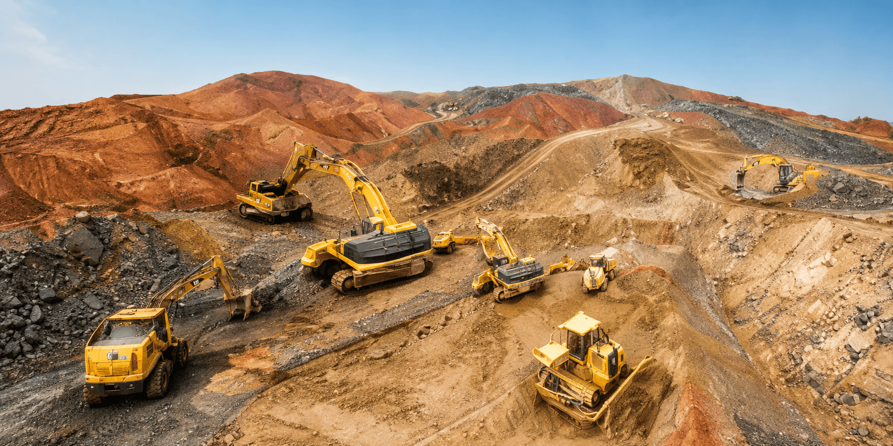 Infrastructure and mining landscape