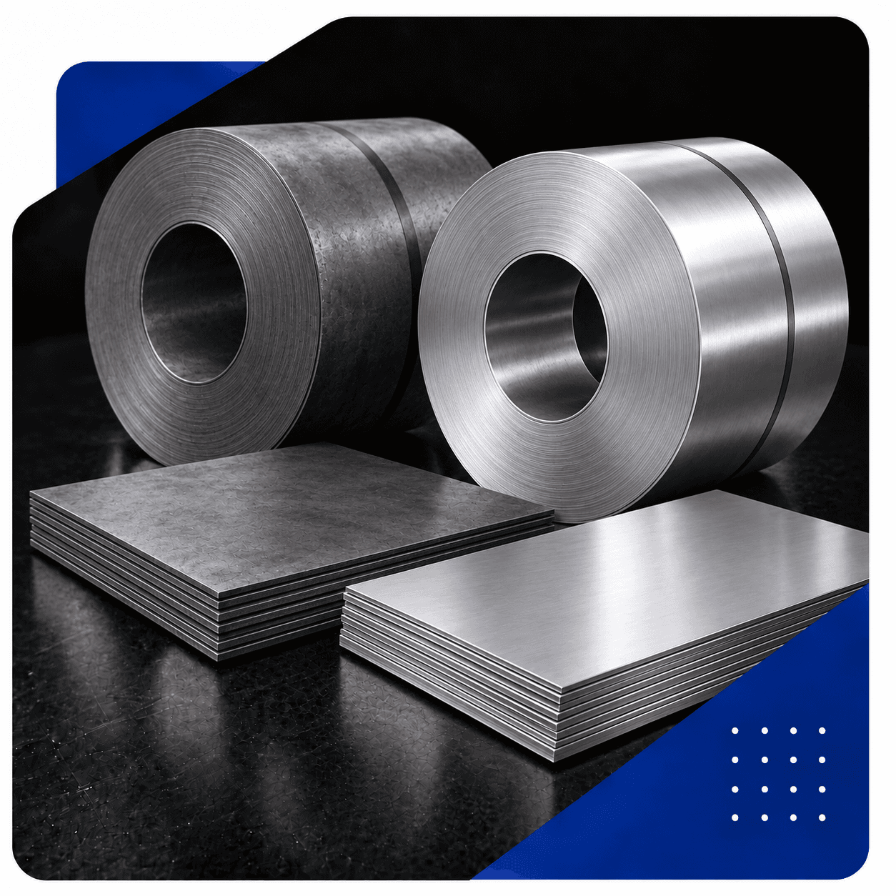 HR CR sheets and steel coils